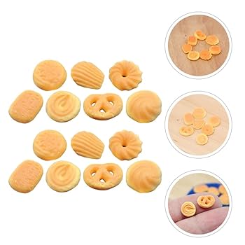 クッキー様＊kyo＊ハンドメイド＊ドールハウス＊オープンカフェ他 Amazon｜PRETYZOOM ドールハウス ミニチュア クッキー 14個 1:12